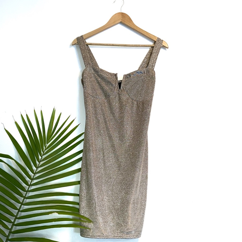 NWT CHARLOTTE RUSSE Sparkly Bodycon Dress